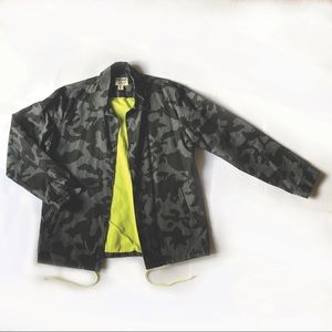 NEW Elwood Denim Camo Coaches Jacket